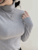 [1+1할인] 피치 기모원단, 데일리 목폴라 티셔츠 3color